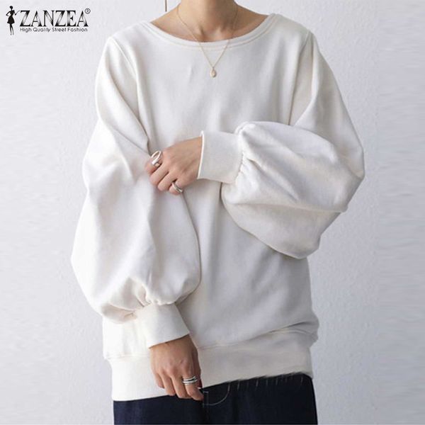 hoodies stylish solid hoodies women's spring sweatshirts casual puff sleeve female back zip pullovers plus size tunic, Black
hoodies stylish solid hoodies women's spring sweatshirts casual puff sleeve female back zip pullovers plus size tunic, Black