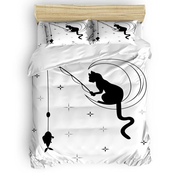 bedding sets black cat moon fishing duvet cover set warm and comfortable bedroom supplies comforter 2/3/4pcs
bedding sets black cat moon fishing duvet cover set warm and comfortable bedroom supplies comforter 2/3/4pcs