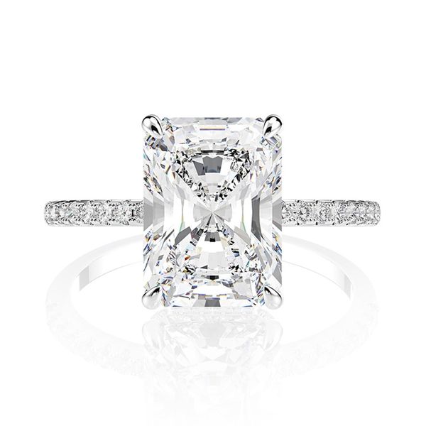 oevas real 925 sterling silver emerald cut high carbon diamond 5a zircon wedding rings for women luxury fine jewelry wholesale 211217, Slivery;golden
oevas real 925 sterling silver emerald cut high carbon diamond 5a zircon wedding rings for women luxury fine jewelry wholesale 211217, Slivery;golden
