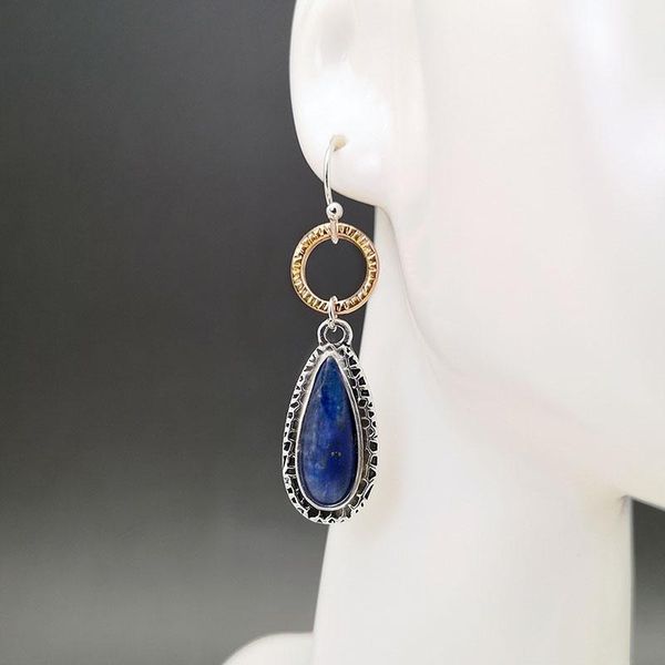 dangle & chandelier two tone gold hoop navy blue stone earrings vintage drop teardrop pendant for women wedding party jewelry gift, Silver
dangle & chandelier two tone gold hoop navy blue stone earrings vintage drop teardrop pendant for women wedding party jewelry gift, Silver