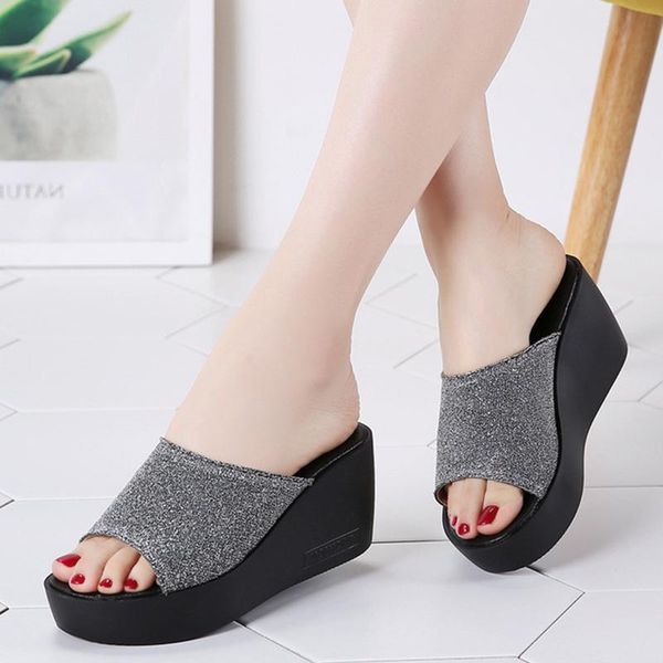 slippers 2021 leather wedge with ladies women's thick-bottomed muffin beach word zapatos de mujer chanclas, Black
slippers 2021 leather wedge with ladies women's thick-bottomed muffin beach word zapatos de mujer chanclas, Black