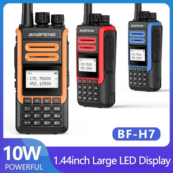 walkie talkie baofeng bf-h7 10w high power amateur ham cb two way radio station comunicador transceiver for huntin
walkie talkie baofeng bf-h7 10w high power amateur ham cb two way radio station comunicador transceiver for huntin