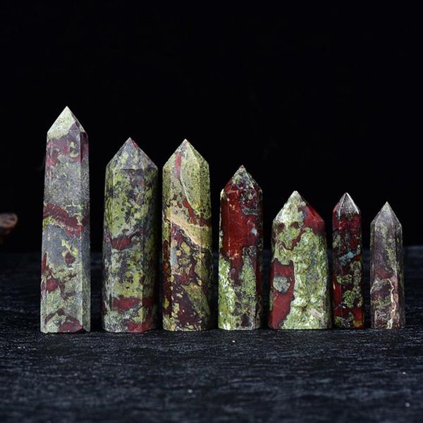 decorative objects & figurines natural crystal quartz dragon blood stone wand point tower for home decoration
decorative objects & figurines natural crystal quartz dragon blood stone wand point tower for home decoration