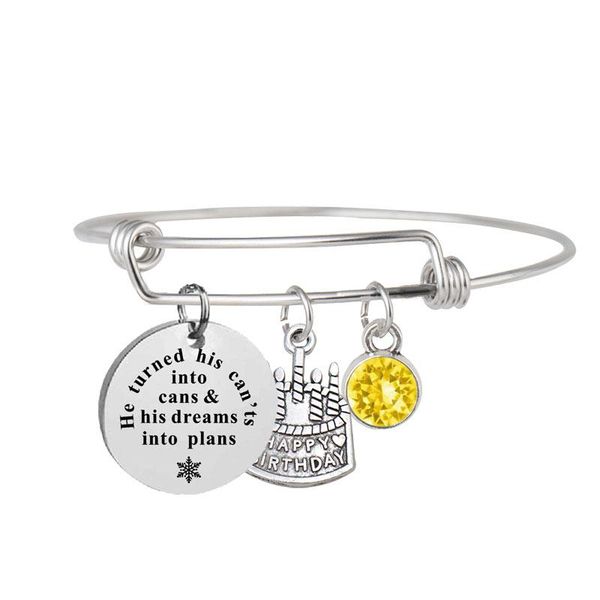 charm bracelets personalized engraved inspirational men teacher bracelet with birthstone silver family member expandable wire bangle, Golden;silver
charm bracelets personalized engraved inspirational men teacher bracelet with birthstone silver family member expandable wire bangle, Golden;silver