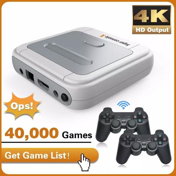 super console x pro mini tv video retro wifi with 50000 games controllers 4k hd game consoles for psp/ps1/n64/dc/nds/ps portable players
super console x pro mini tv video retro wifi with 50000 games controllers 4k hd game consoles for psp/ps1/n64/dc/nds/ps portable players