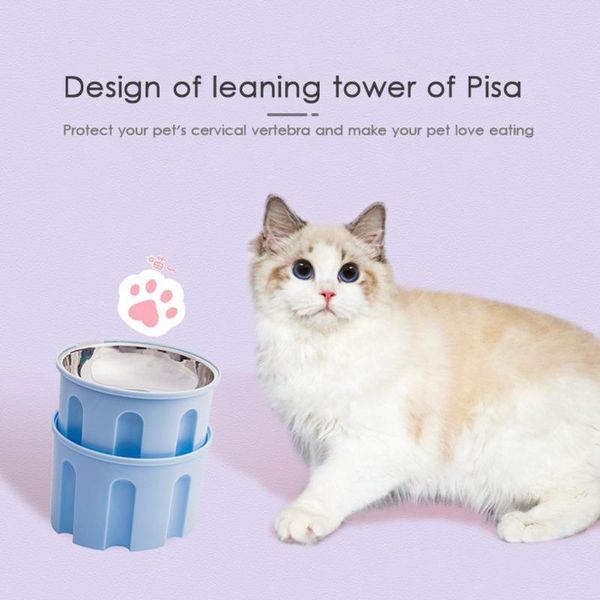 cat bowls & feeders dog bowl tilted stainless steel safeguard neck non-slip crashworthiness base pet cats feeder
cat bowls & feeders dog bowl tilted stainless steel safeguard neck non-slip crashworthiness base pet cats feeder