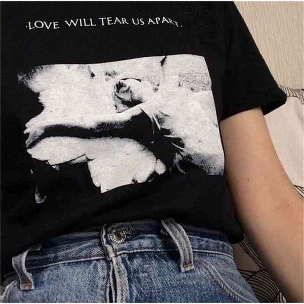 love will tear us apart post punk band t-shirt tumblr vintage grunge printed tee hipsters swag black 210512, White
love will tear us apart post punk band t-shirt tumblr vintage grunge printed tee hipsters swag black 210512, White