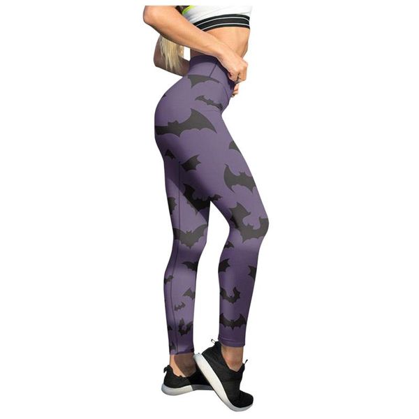 women's leggings for women pumpkin skull hallowstripes female print sports high stretch yoga pants clothing, Black
women's leggings for women pumpkin skull hallowstripes female print sports high stretch yoga pants clothing, Black