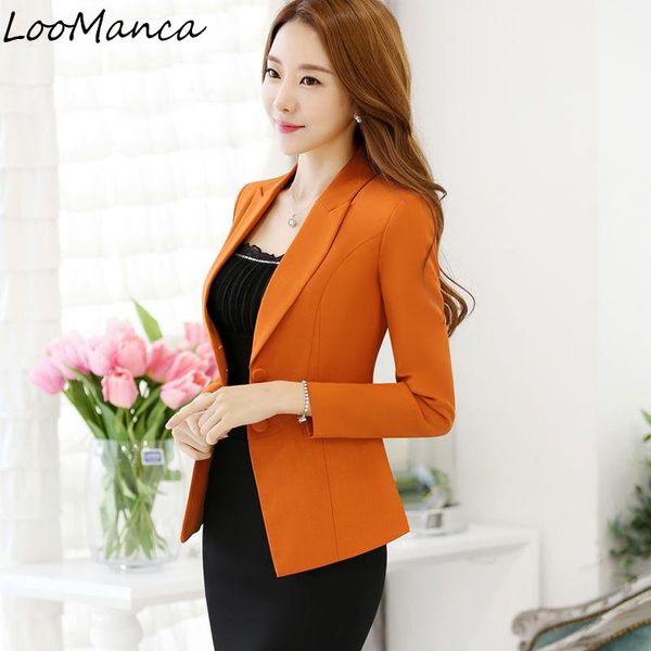 women's suits & blazers fashion women and jackets 2021 autumn long sleeve blaser coat female orange black white ladies blazer feminino, White;black
women's suits & blazers fashion women and jackets 2021 autumn long sleeve blaser coat female orange black white ladies blazer feminino, White;black