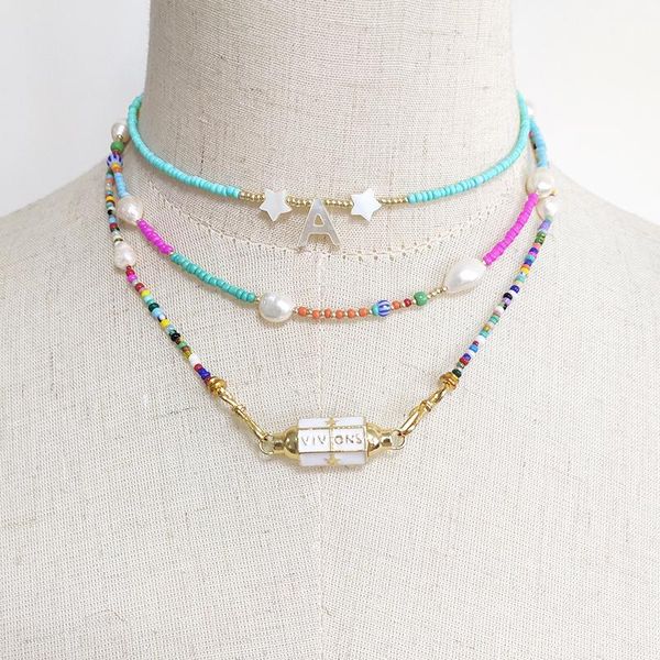 chokers colorful rice beads beaded necklace bohemian fashion charm locket choker for women freshwater pearl jewelry christmas gift, Golden;silver
chokers colorful rice beads beaded necklace bohemian fashion charm locket choker for women freshwater pearl jewelry christmas gift, Golden;silver