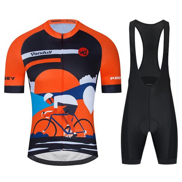racing sets vendull pro cycling bike uniform summer jersey set road bicycle mtb wear breathable clothing, Black;blue
racing sets vendull pro cycling bike uniform summer jersey set road bicycle mtb wear breathable clothing, Black;blue