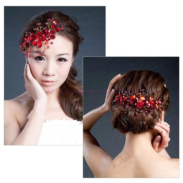 fashion red crystal beads hairband wedding hair jewelry bridal hairwear handmade decorative flowers & wreaths
fashion red crystal beads hairband wedding hair jewelry bridal hairwear handmade decorative flowers & wreaths