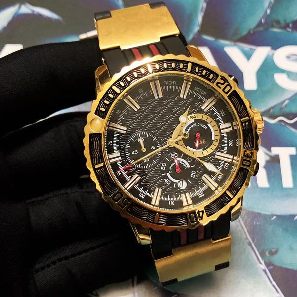 chronograph army watches clock silicone sport watch men quartz wristwatch relogio masculino wristwatches, Slivery;brown
chronograph army watches clock silicone sport watch men quartz wristwatch relogio masculino wristwatches, Slivery;brown