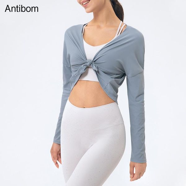 yoga outfit antibom sports t-shirts woman loose long sleeve fitness gym running training athletic quick dry dance half skirt girl
yoga outfit antibom sports t-shirts woman loose long sleeve fitness gym running training athletic quick dry dance half skirt girl