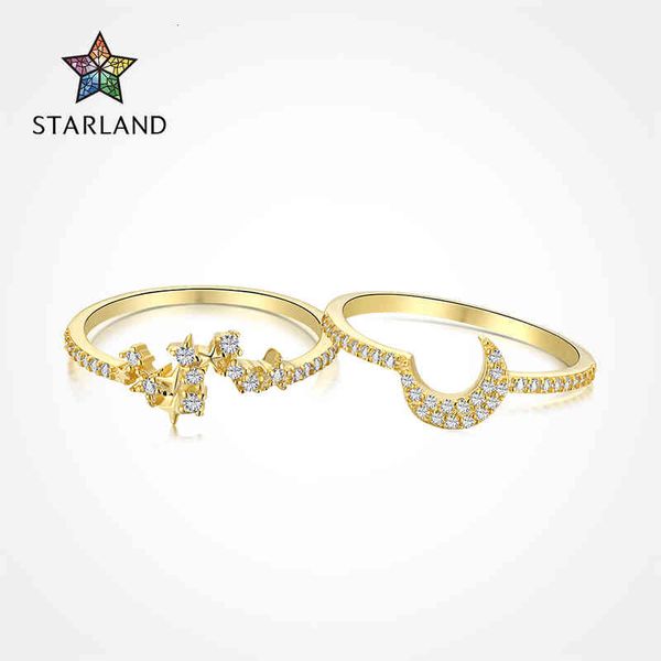 band rings 925 sterling silver star moon fashion personality light luxury diamond inlaid small exquisite design two piece set
band rings 925 sterling silver star moon fashion personality light luxury diamond inlaid small exquisite design two piece set