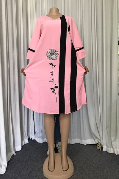 dress women's half-sleeved her neck at knee ladies'flower summer african plus size fashion dresses 1bhf, Black;gray
dress women's half-sleeved her neck at knee ladies'flower summer african plus size fashion dresses 1bhf, Black;gray