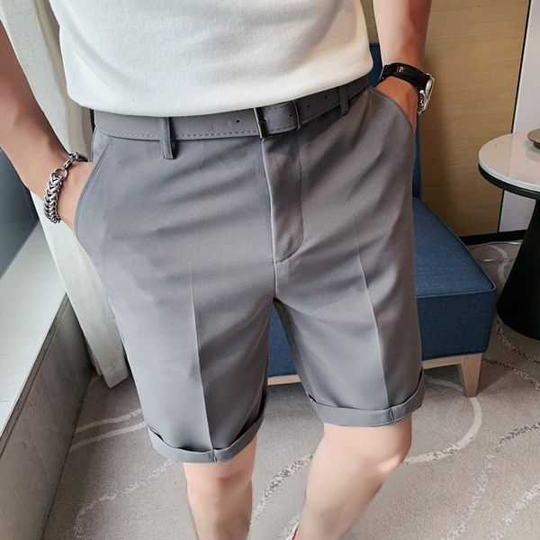 men's shorts casual summer shorts solid-colored men dressed in business wild streetwear loose british style suit nqd4, White;black
men's shorts casual summer shorts solid-colored men dressed in business wild streetwear loose british style suit nqd4, White;black