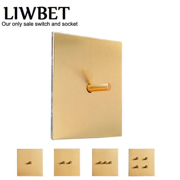 liwbet gold toggle and stainless steel panel 1 2 3 / 4 gang 2 way light switch with wall socket
liwbet gold toggle and stainless steel panel 1 2 3 / 4 gang 2 way light switch with wall socket