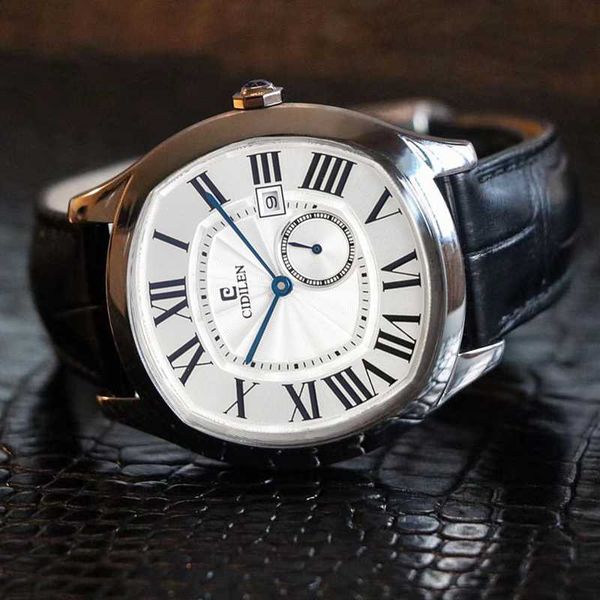 wristwatches men's automatic mechanical watch tide brand waterproof sapphire glass calendar leather, Slivery;brown
wristwatches men's automatic mechanical watch tide brand waterproof sapphire glass calendar leather, Slivery;brown