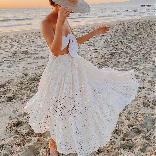 white floral embroidery long vintage women skirts cotton summer casual elastic high waist boho beach lace falda, Black
white floral embroidery long vintage women skirts cotton summer casual elastic high waist boho beach lace falda, Black