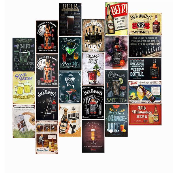 alcohol beer wine series vintage tin signs bar pub restaurant wall art plate painting posters home decor metal plaques iron signa
alcohol beer wine series vintage tin signs bar pub restaurant wall art plate painting posters home decor metal plaques iron signa