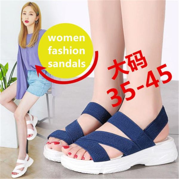 women wedges fashion beach casual elastic mesh sandals sport shoes wild loafers zapatos de mujer plus size 35-45 black
women wedges fashion beach casual elastic mesh sandals sport shoes wild loafers zapatos de mujer plus size 35-45 black