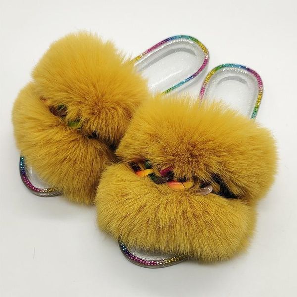 women slippers 2021 summer fur slides round head diamond daily flat with solid open toe transparent sole female shoes, Black
women slippers 2021 summer fur slides round head diamond daily flat with solid open toe transparent sole female shoes, Black