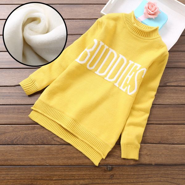 new girls sweaters winter keep warm pullovers thicken plus velvet girl sweaters letter printed cotton pullover children clothes, White
new girls sweaters winter keep warm pullovers thicken plus velvet girl sweaters letter printed cotton pullover children clothes, White