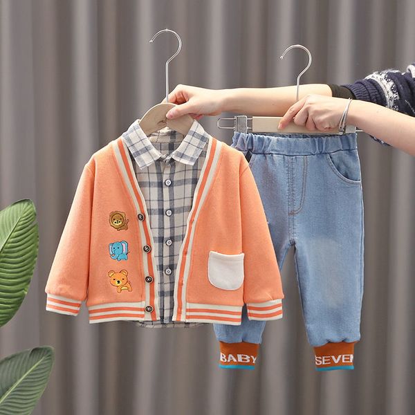 Autumn Children Suit Long Sleeved Fashion Clothes 1-4 Years Old Baby Boys Western Style Sweatershirt + Trousers Set Kids Outfits, Sweater
Autumn Children Suit Long Sleeved Fashion Clothes 1-4 Years Old Baby Boys Western Style Sweatershirt + Trousers Set Kids Outfits, Sweater