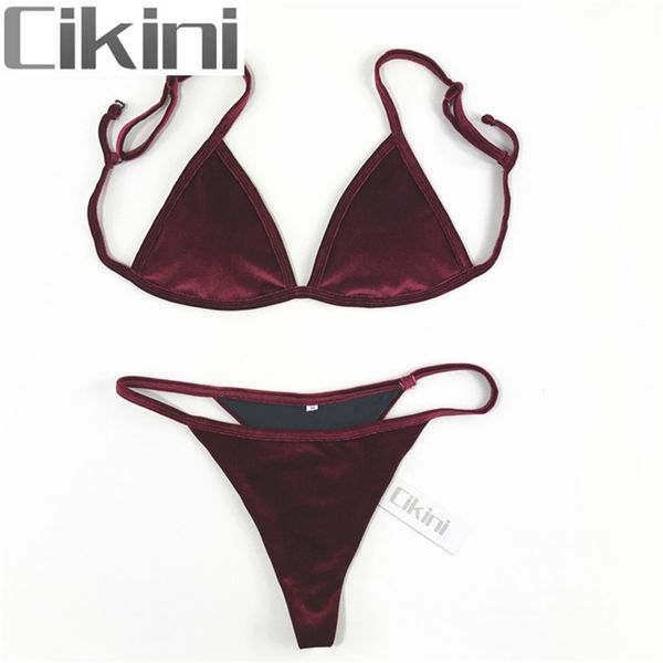 velvet bikini set women swimsuit monokini bodysuit swimming suit bathing suits swim halter thong beach swimwear cikini 210722, White;black
velvet bikini set women swimsuit monokini bodysuit swimming suit bathing suits swim halter thong beach swimwear cikini 210722, White;black