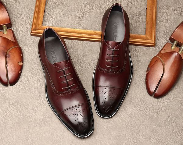 italy mens formal shoes genuine leather business round head lace up wedding shoes brogues black wine red oxford dress shoe
italy mens formal shoes genuine leather business round head lace up wedding shoes brogues black wine red oxford dress shoe