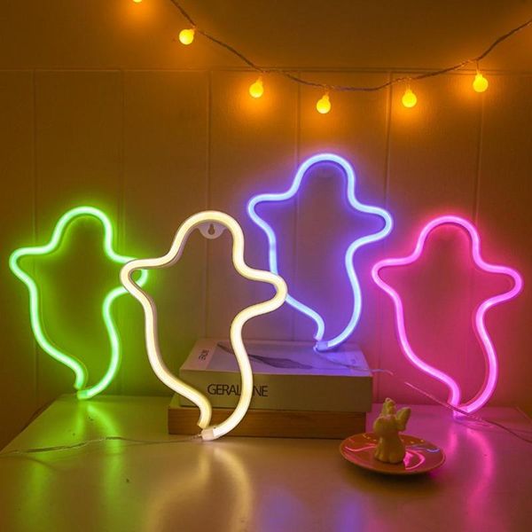 party decoration s neon light ghost shape hanging ornament led halloween decorative sign for
party decoration s neon light ghost shape hanging ornament led halloween decorative sign for