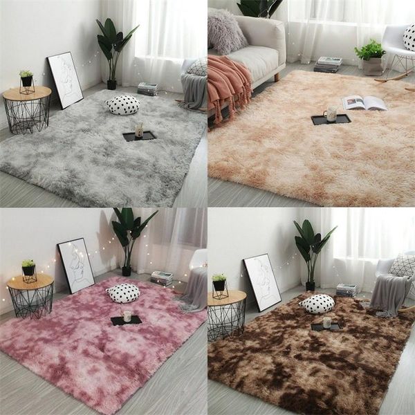 carpets mottled tie dyed gradient carpet net red living room long hair washable blanket encryption thickening mat soft comfortable rug 
carpets mottled tie dyed gradient carpet net red living room long hair washable blanket encryption thickening mat soft comfortable rug