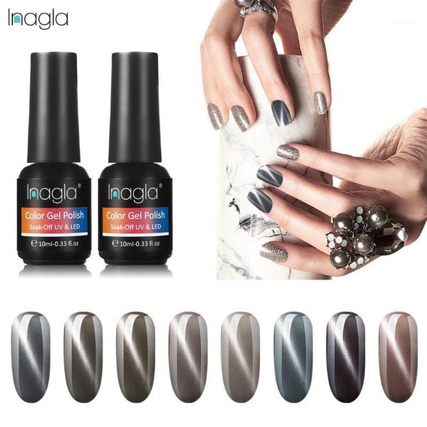 inagla 10ml grey cat eye gel nail polish 3d magnetic 12 colors varnish diy tools magnet art lacquer base coat needed1, Red;pink 
inagla 10ml grey cat eye gel nail polish 3d magnetic 12 colors varnish diy tools magnet art lacquer base coat needed1, Red;pink