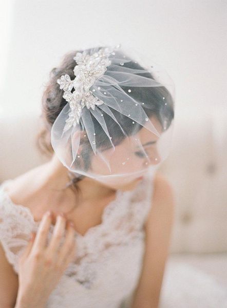 bridal veils birdcage veil with headpiece wedding hair pin comb crystal pearl,bridal head piece jewelry, Black
bridal veils birdcage veil with headpiece wedding hair pin comb crystal pearl,bridal head piece jewelry, Black