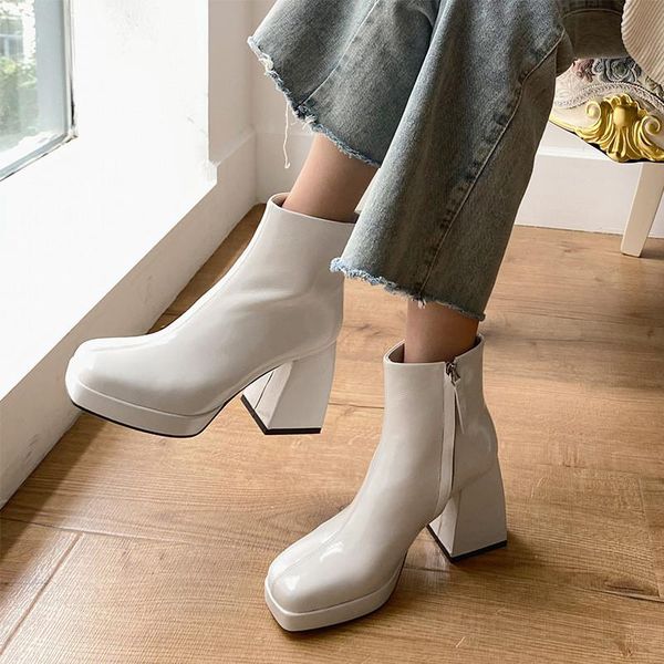 boots retro women spring & fall 2021 fashion heel ankle ladies square toe talon bottine damen chaussure femme dress shoes, Black
boots retro women spring & fall 2021 fashion heel ankle ladies square toe talon bottine damen chaussure femme dress shoes, Black
