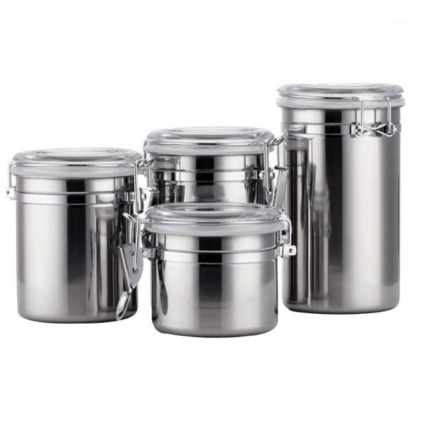 storage bottles & jars 4pcs/set organizer stainless steel kitchen utensil canisters sealed jar container clear lids with airtight
storage bottles & jars 4pcs/set organizer stainless steel kitchen utensil canisters sealed jar container clear lids with airtight