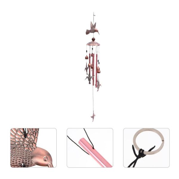 decorative objects & figurines 1pc iron hummingbird wind chime retro style wind-bell garden decoration
decorative objects & figurines 1pc iron hummingbird wind chime retro style wind-bell garden decoration