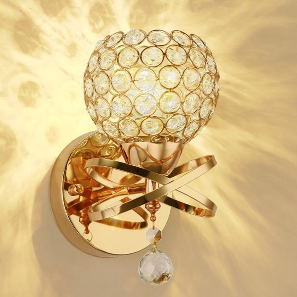 wall lamp european-style crystal indoor lighting living room bedroom bedside high-end el guest
wall lamp european-style crystal indoor lighting living room bedroom bedside high-end el guest