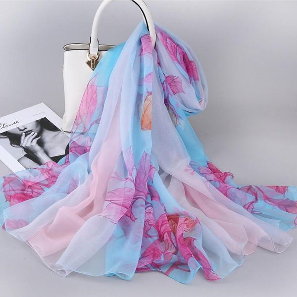fashion summer women boho flower printing silk scarf spring ladies shawl scarves girls casual soft wrap chains, Silver
fashion summer women boho flower printing silk scarf spring ladies shawl scarves girls casual soft wrap chains, Silver