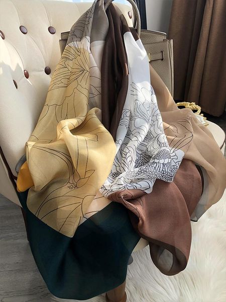 scarves silk scarf women wrap pashmina hangzhou spring autumn long shawl gift fashion lady real 100% 200-90, Blue;gray
scarves silk scarf women wrap pashmina hangzhou spring autumn long shawl gift fashion lady real 100% 200-90, Blue;gray