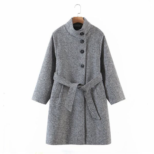 women's jackets women casual solid turtleneck winter thick long jacket outwear female fashion single breasted woolen coats with be, Black;brown
women's jackets women casual solid turtleneck winter thick long jacket outwear female fashion single breasted woolen coats with be, Black;brown
