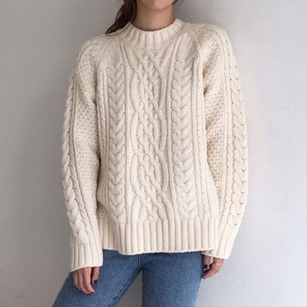 colorfaith spring winter womens women sweater pullovers warm minimalist korean fashionable solid wild oversize jumpers sw7033, White;black
colorfaith spring winter womens women sweater pullovers warm minimalist korean fashionable solid wild oversize jumpers sw7033, White;black