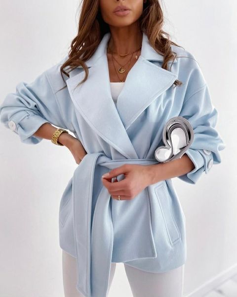 women's jackets autumn jacket casual fashion long sleeve open front belted coat 2021, Black;brown
women's jackets autumn jacket casual fashion long sleeve open front belted coat 2021, Black;brown