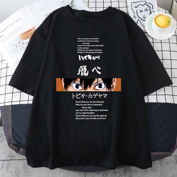 women's t-shirt anime haikyuu letter style eye printed women simple loose t shirts o-neck casual cartoons oversized shirt female, White
women's t-shirt anime haikyuu letter style eye printed women simple loose t shirts o-neck casual cartoons oversized shirt female, White