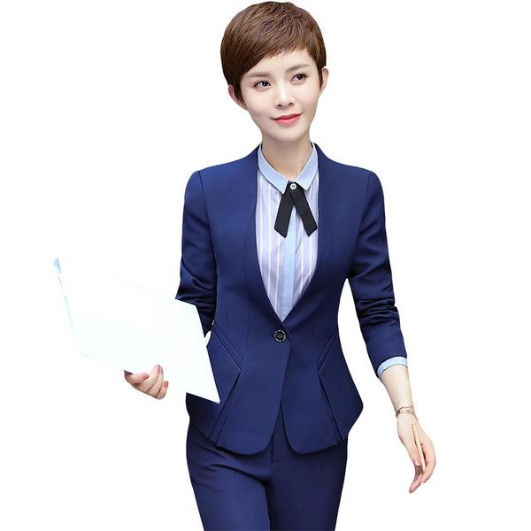 women's suits & blazers fashion business ol slim work wear office ladies long sleeve blazer pant costumes for women with a pants, White;black
women's suits & blazers fashion business ol slim work wear office ladies long sleeve blazer pant costumes for women with a pants, White;black