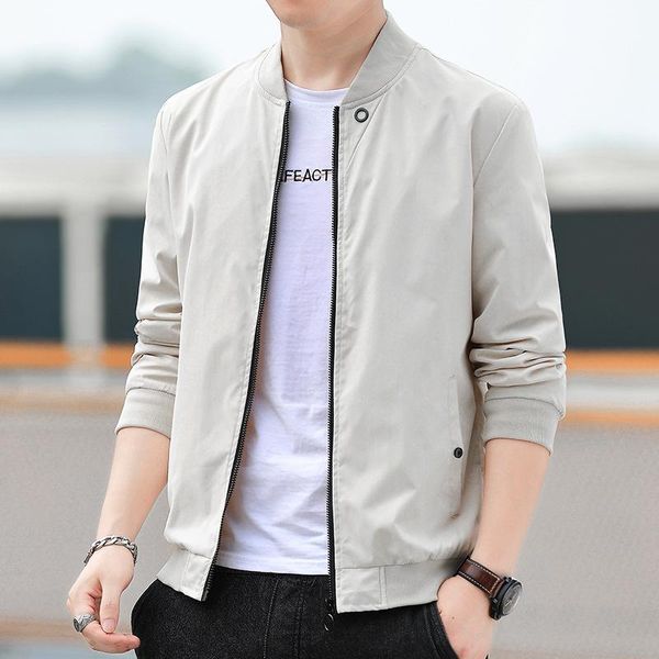 men's jackets 2021 autumn baseball collar thin jacket youth workwear stand, Black;brown
men's jackets 2021 autumn baseball collar thin jacket youth workwear stand, Black;brown