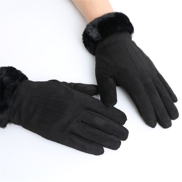 warm gloves women's winter outdoor suede thickened touch screen electric vehicle riding, Black
warm gloves women's winter outdoor suede thickened touch screen electric vehicle riding, Black