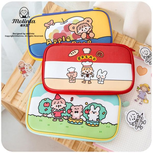 brand large capacity stationery box pencil case pu leather hand account storage bag biscuits pouch school supplies cosmetic bags & cases
brand large capacity stationery box pencil case pu leather hand account storage bag biscuits pouch school supplies cosmetic bags & cases