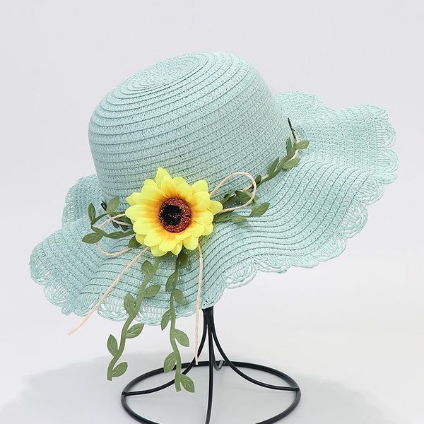 sunflower child sun hats summer korean dome fashion eaves flowers children's sunscreen leaf straw hat wide brim, Blue;gray
sunflower child sun hats summer korean dome fashion eaves flowers children's sunscreen leaf straw hat wide brim, Blue;gray